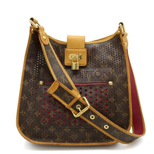LOUIS VUITTON Monogram Perfo Musette Shoulder Bag Crossbody Fuchsia Pink